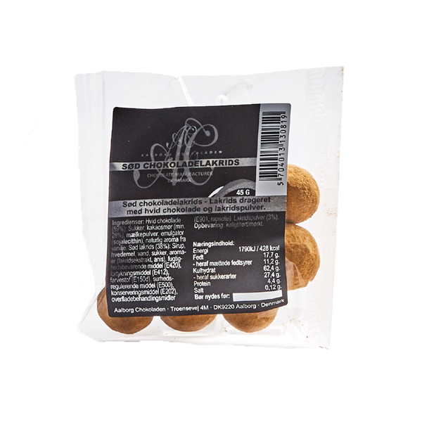 Sød chokoladelakrids